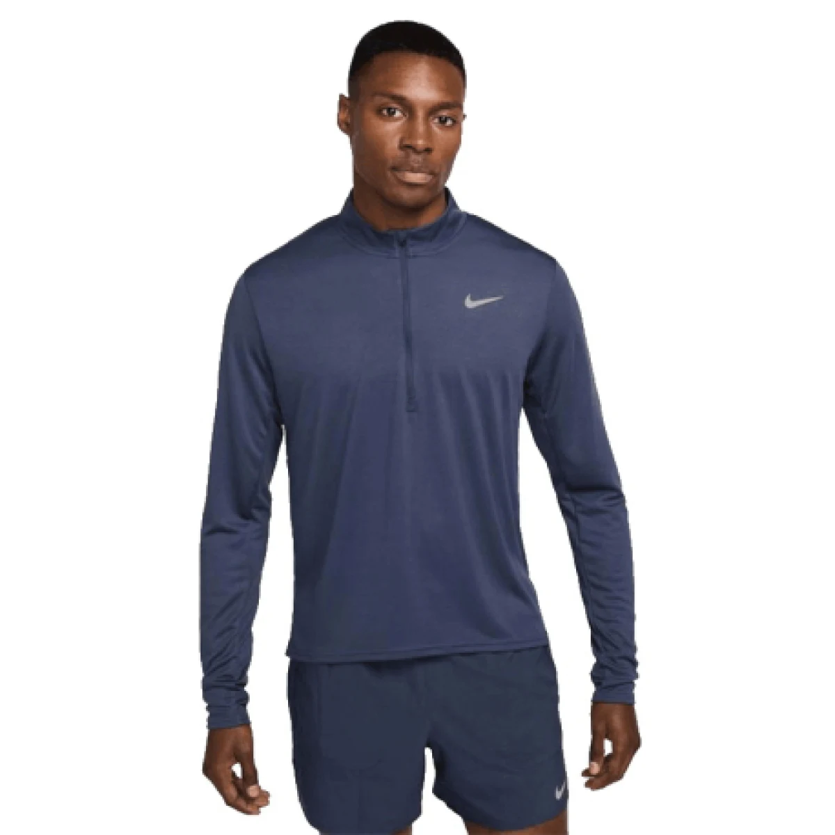 Pánska bežecká mikina s 1 2 zipsom NIKE M NK DF PACER TOP HZ THUNDER BLUE REFLECTIVE SILV · záber 1