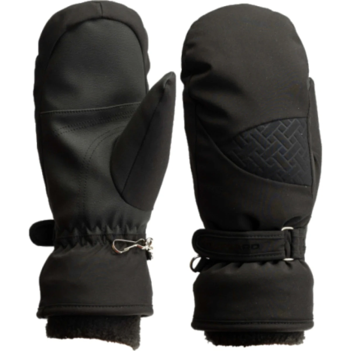 Juniorské lyžařské rukavice palčáky BLIZZARD Bubble junior mitten ski gloves, black · záber 1