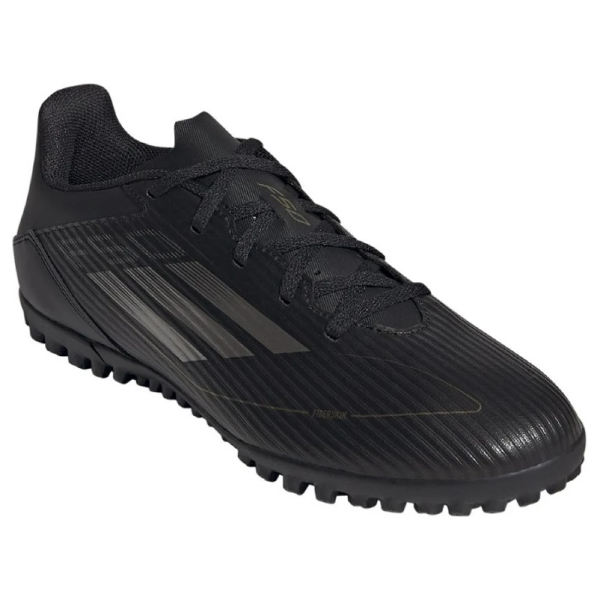 Pánské fotbalové kopačky turfy ADIDAS F50 Club M TF core black iron metallic gold metallic · záber 2