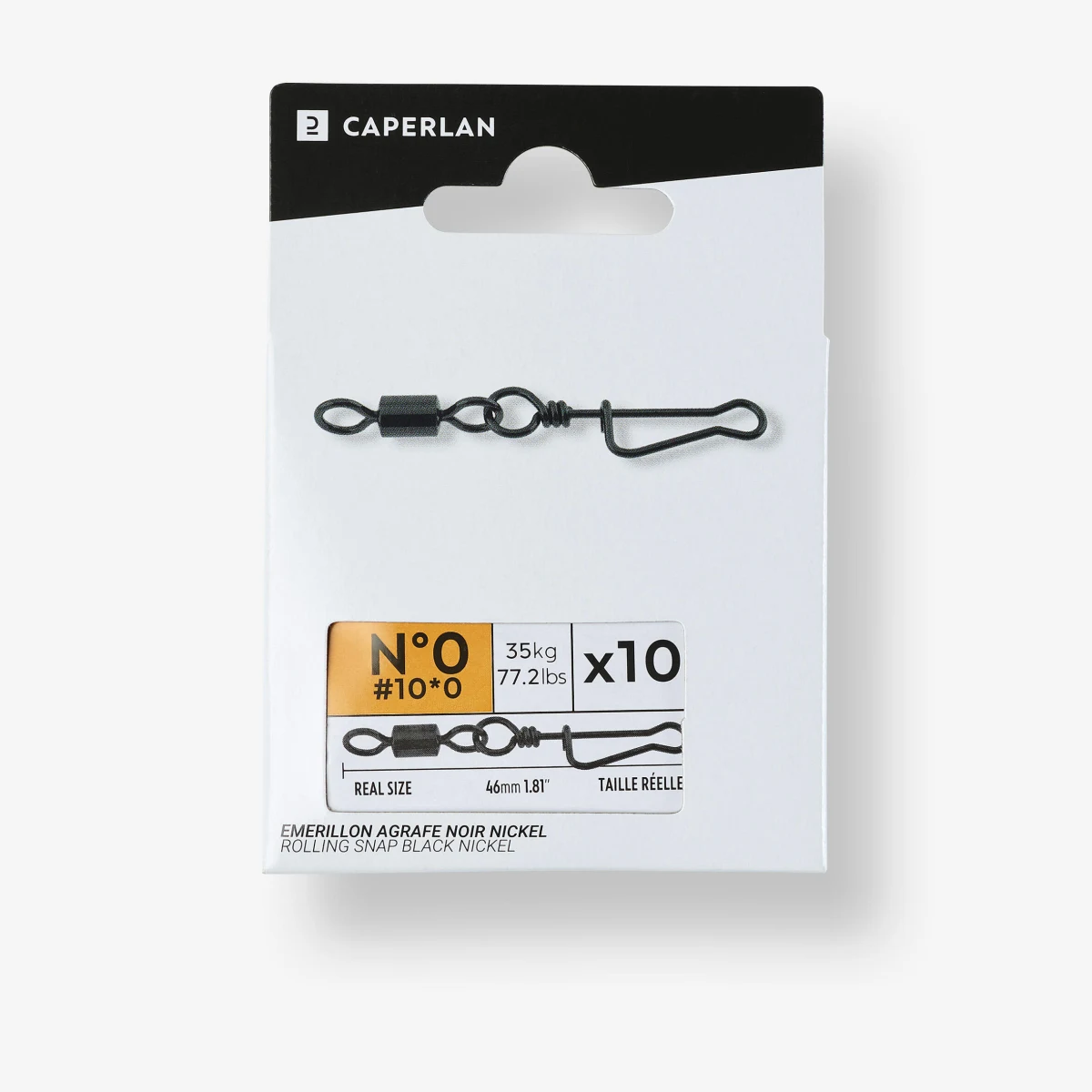 CAPERLAN Karabínka s obrtlíkom black nickel 0 · záber 1