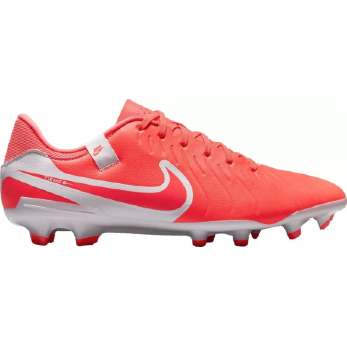 Pánské outdoorové fotbalové kopačky NIKE Tiempo Legend 10 Academy M FG MG hot lava white · záber 1