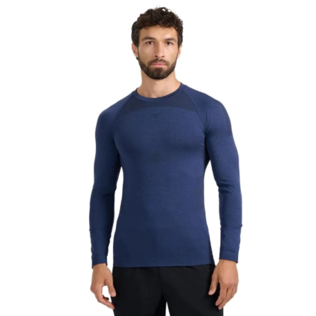 Pánské termo tričko s dlouhým rukávem 4F SEAMLESS UNDERWEAR M237-WAW25USEAM237-31M-NAVY MELANGE · záber 1