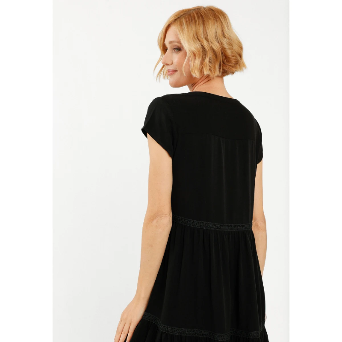 Dámské šaty VOLCANO LUMA-700-BLACK · záber 3