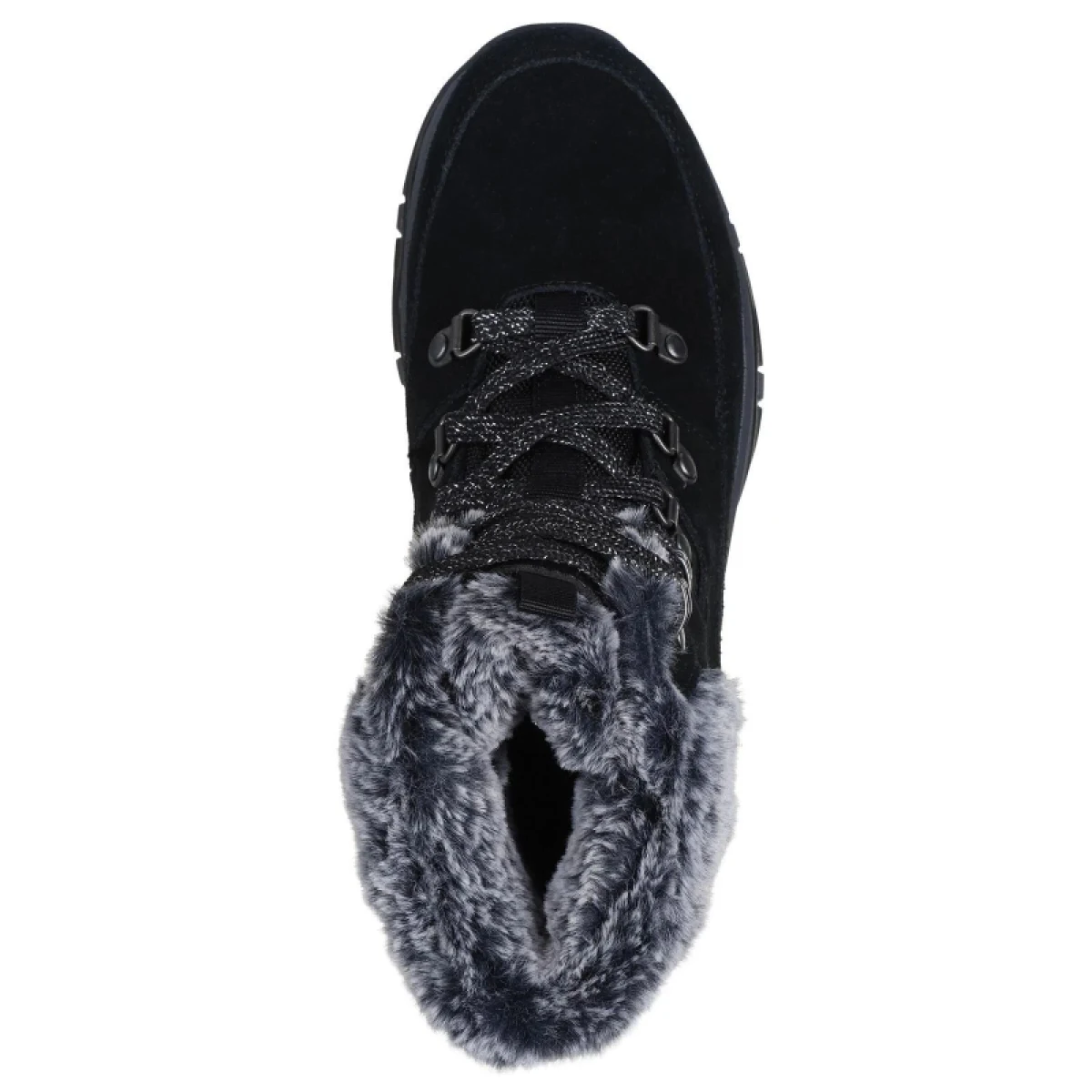 Dámske členkové zimné topánky SKECHERS Trego Snow Worries W black black · záber 4