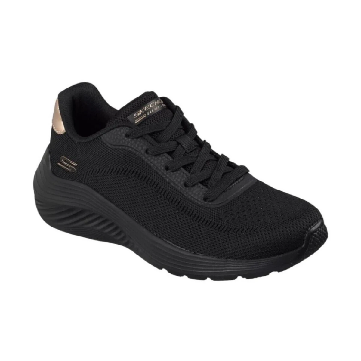Dámska rekreačná obuv SKECHERS Bobs Squad Waves W black black · záber 2