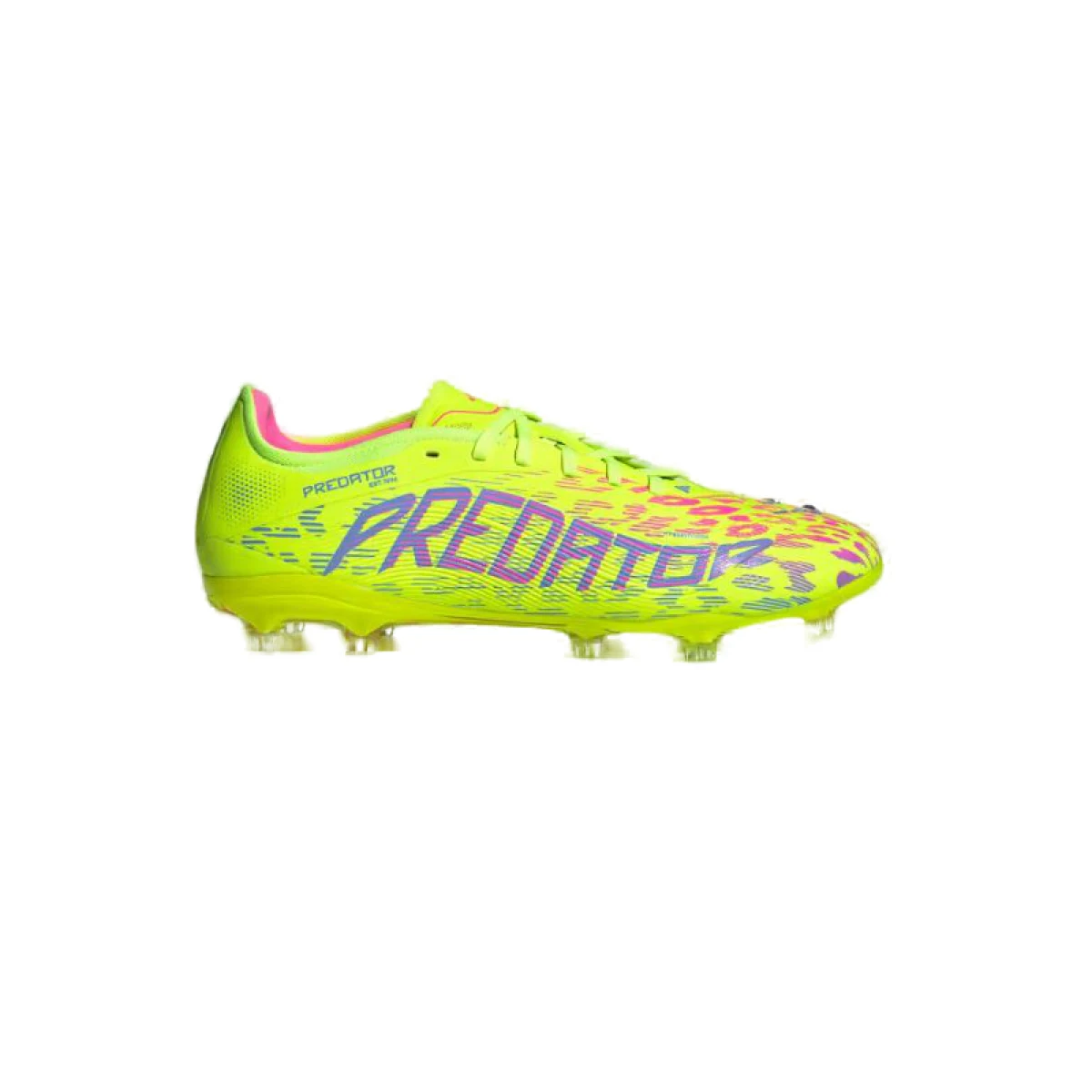 Pánské outdoorové fotbalové kopačky ADIDAS Predator Pro M FG lucid lemon blue fusion lucid pink · záber 2