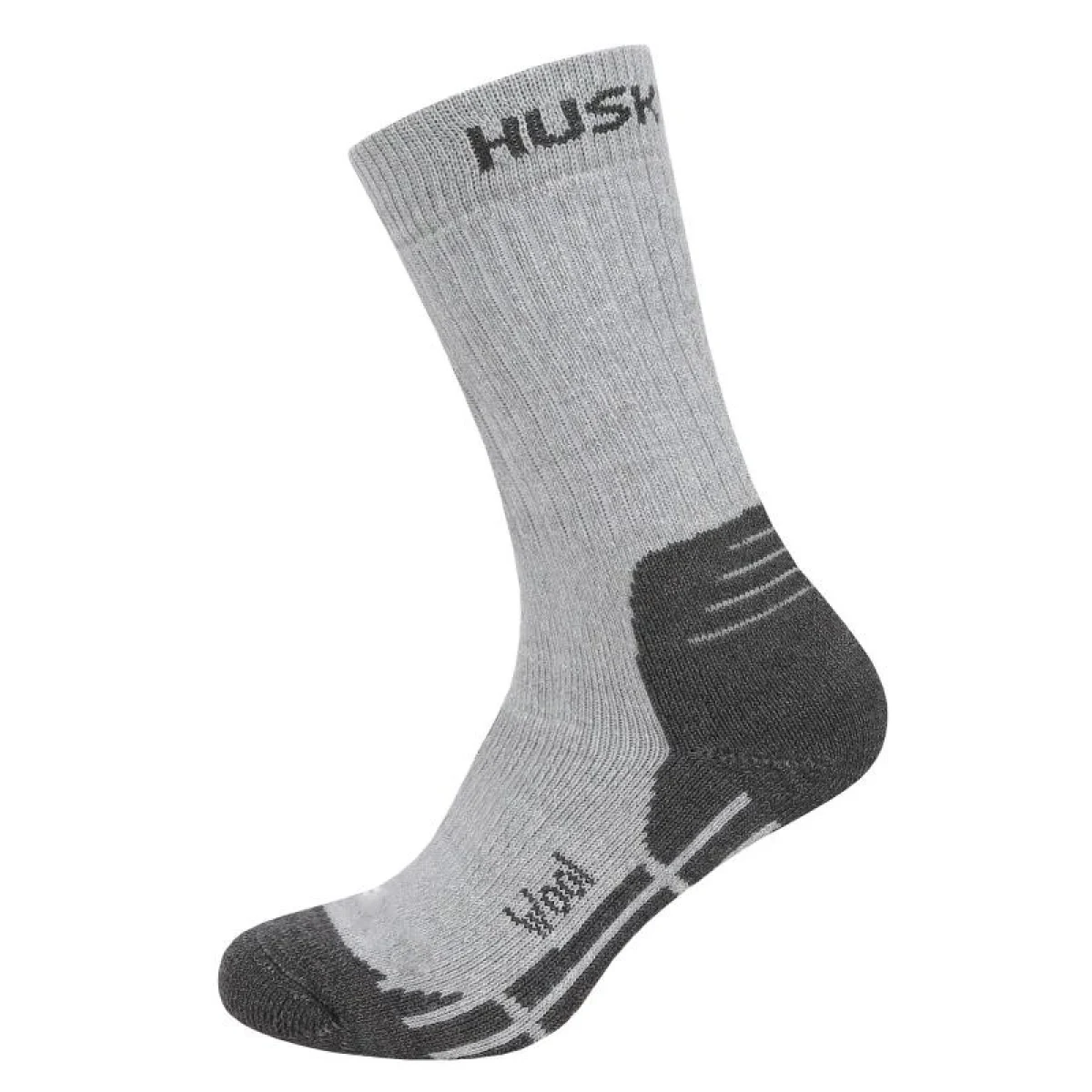 Husky All Wool sv. šedé ponožky POUZE XL (45-48) (VÝPRODEJ) · záber 2