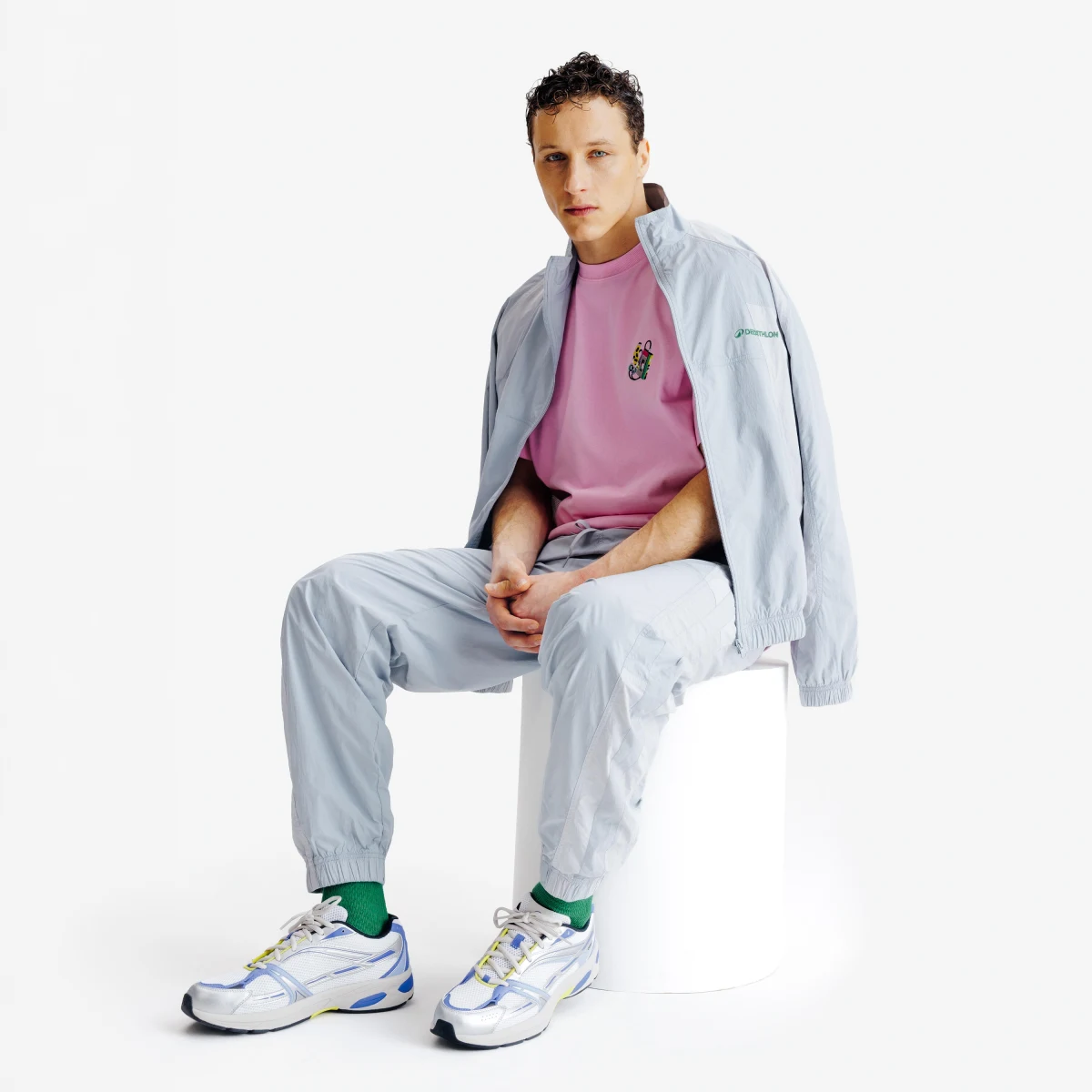 DECATHLON Unisex tenisky OG2K Yestalgia fialovo-biele 42 · záber 2