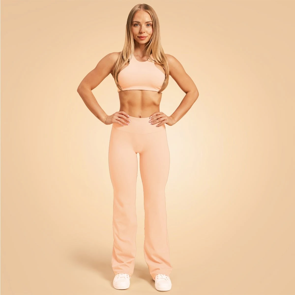 BeastPink Dámské kalhoty Venture Peach - Velikost: XS | Barva: Oranžová | Hmotnost: 0,241 kg · záber 5