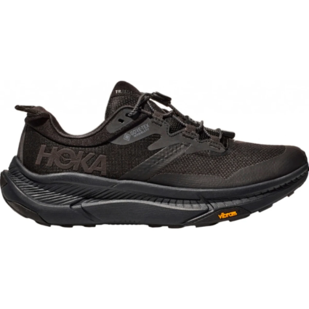 Pánska nízka turistická obuv HOKA Transport GTX M black black · záber 1