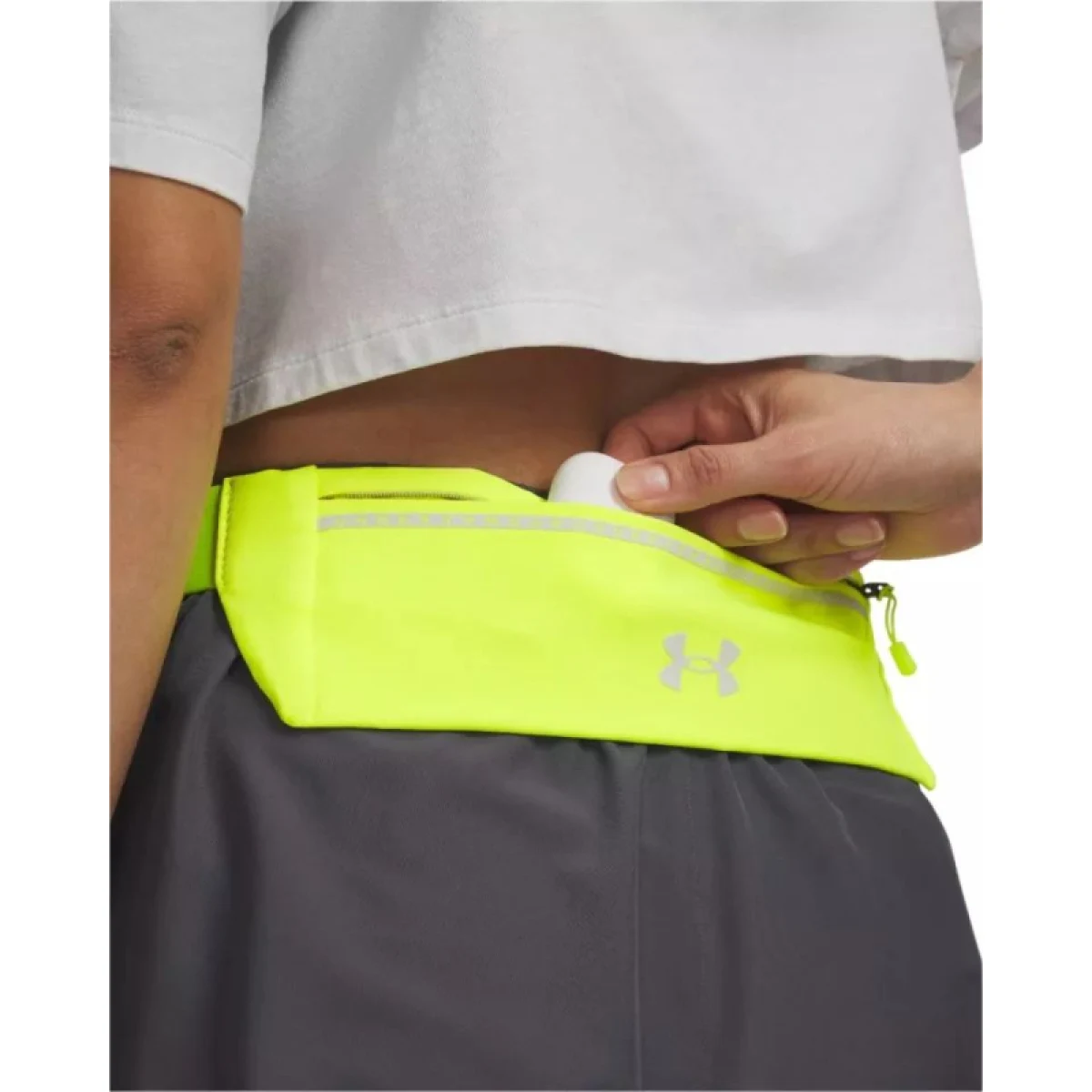Ľadvinka na beh UNDER ARMOUR UA Velociti Run Belt-YLW · záber 4
