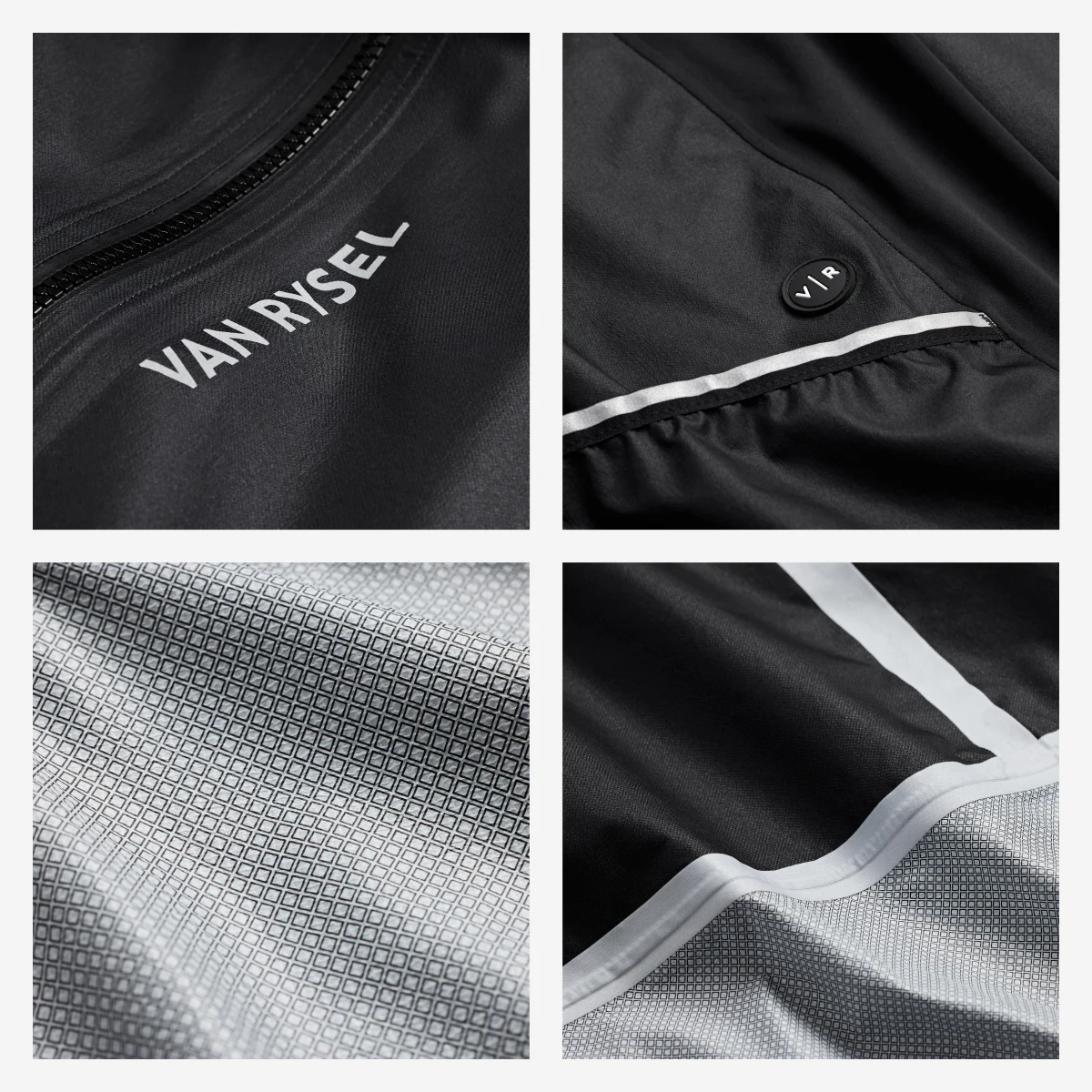 VAN RYSEL Nepremokavá cyklistická bunda RCR‑R PRO Ultralight Rain S · záber 2