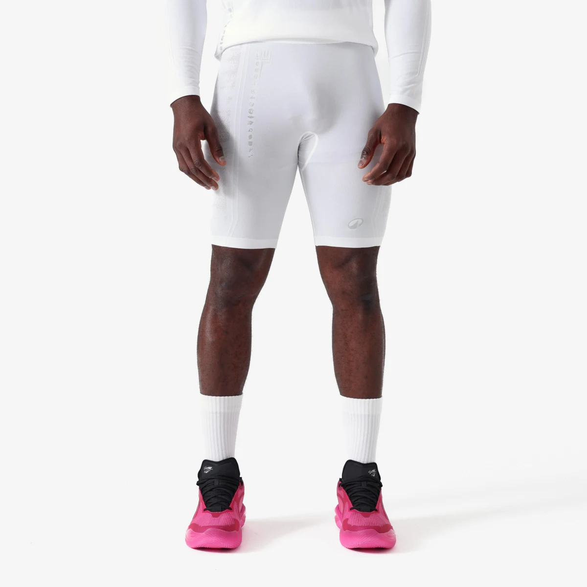 TARMAK Unisex spodné basketbalové šortky NBA biele M · záber 1