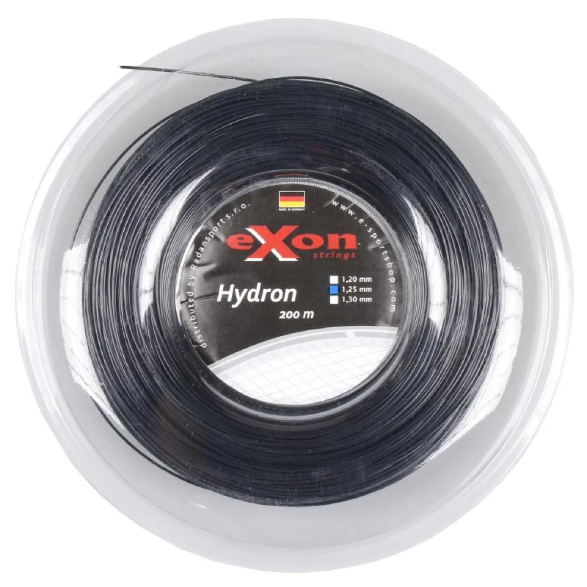 Exon Hydron tenisový výplet 200 m černá - Barva: Čierna · záber 1