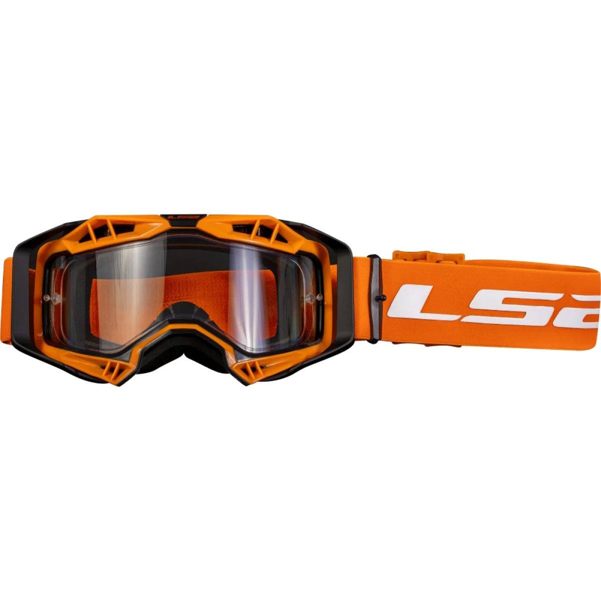 LS2 Aura Black H-V Orange číre sklo · záber 2