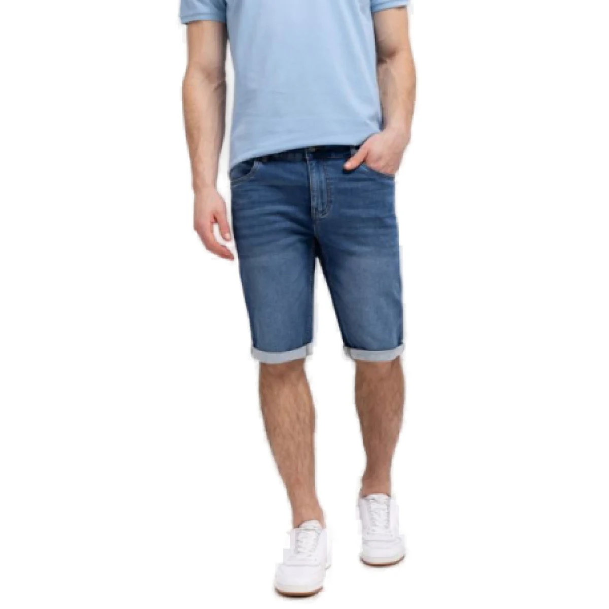 Pánské denimové kraťasy VOLCANO MEXT-600-NAVY · záber 1