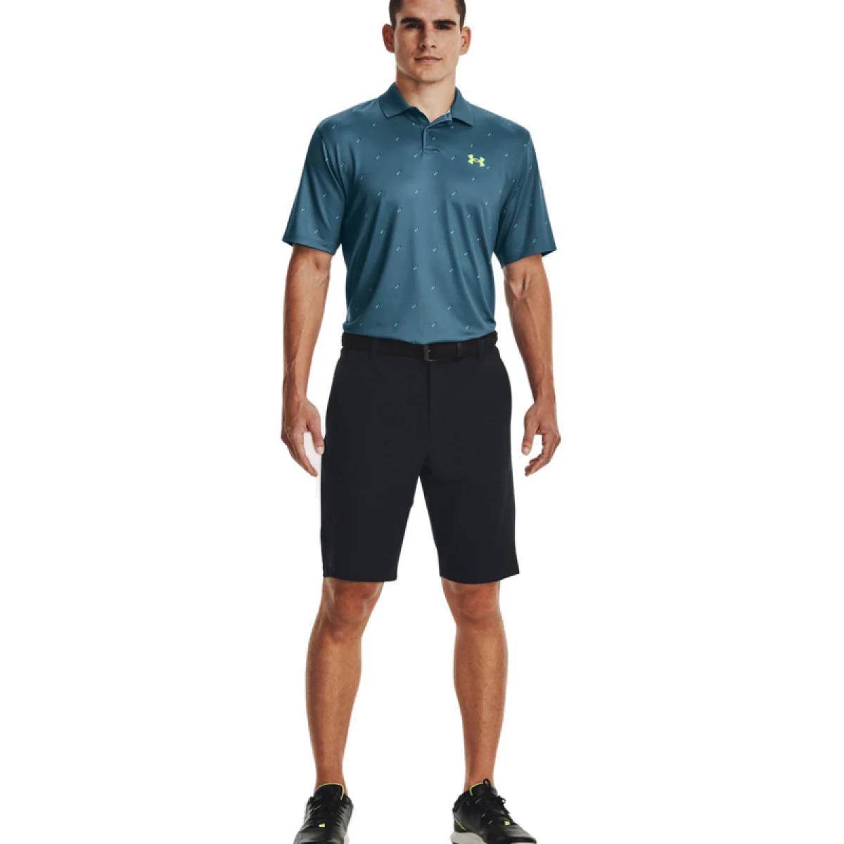 Pánské golfové polo tričko s krátkým rukávem UNDER ARMOUR UA Perf 3.0 Deuces Polo-BLU · záber 4