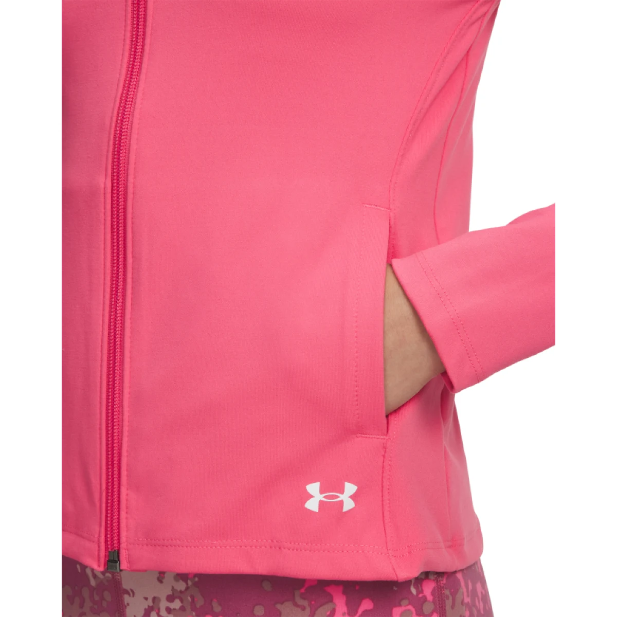 Dievčenská tréningová mikina so zipsom UNDER ARMOUR Motion Jacket · záber 5