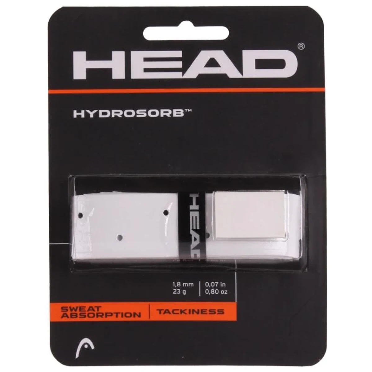 Head HydroSorb základní omotávka bílá · záber 1