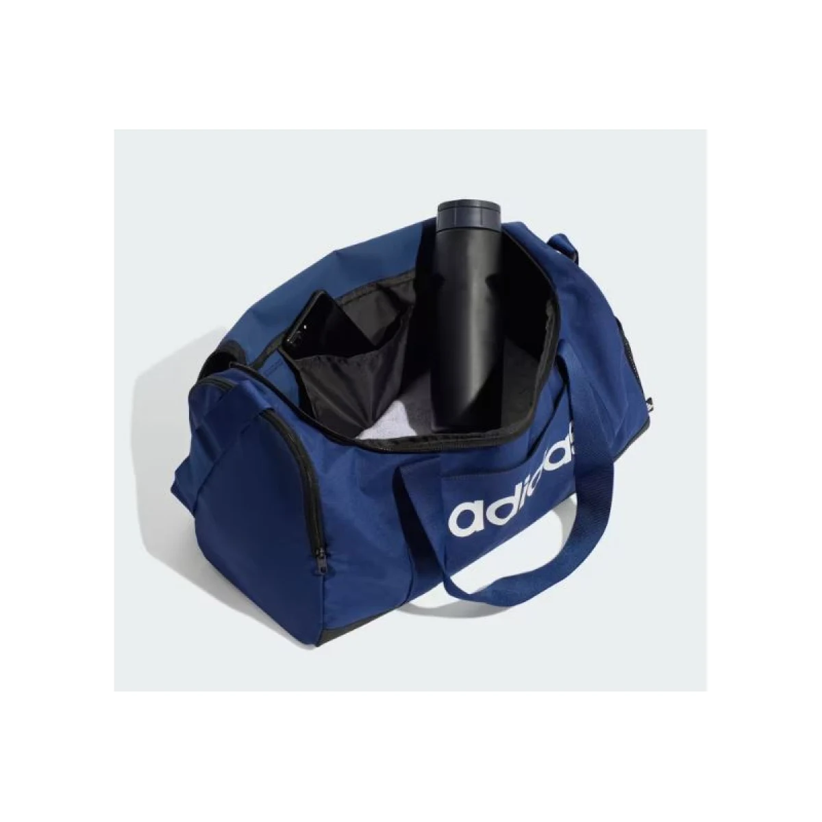 Cestovní taška ADIDAS LINEAR DUFFEL S DKBLUE WHITE · záber 4