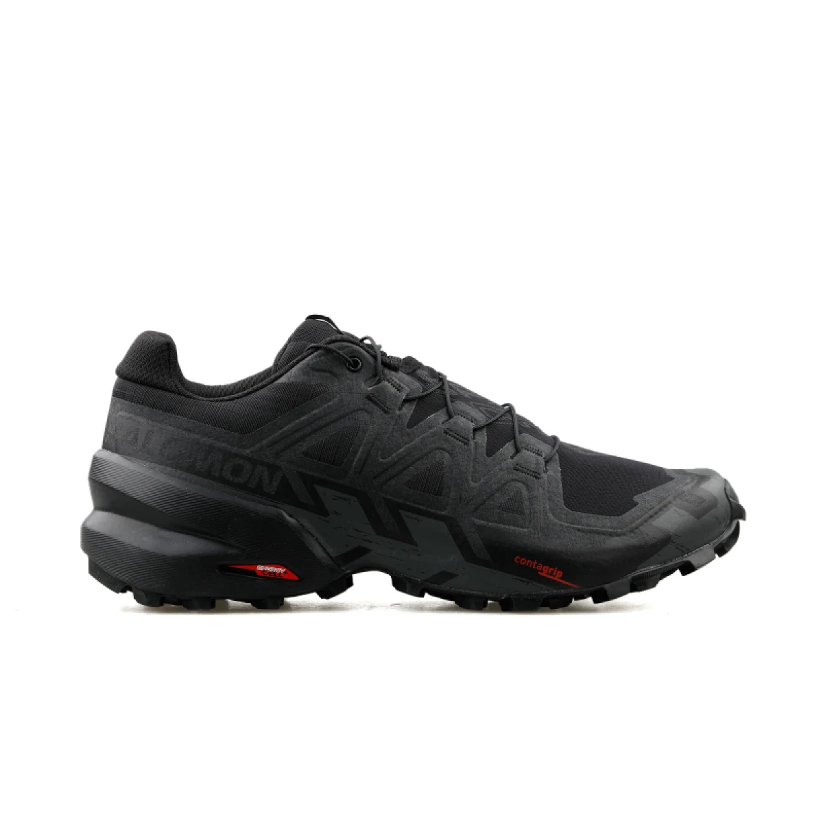 Pánská běžecká trailová obuv SALOMON Speedcross 6 M black black phantom · záber 2