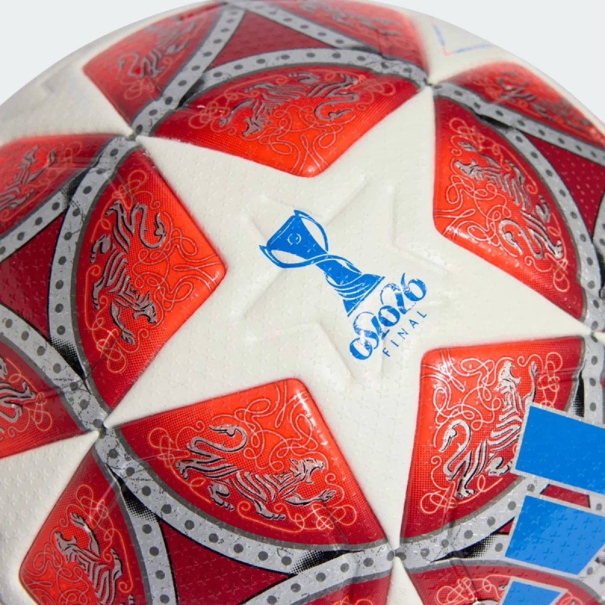 Futbalová lopta ADIDAS WUCL PRO WHITE RED · záber 5