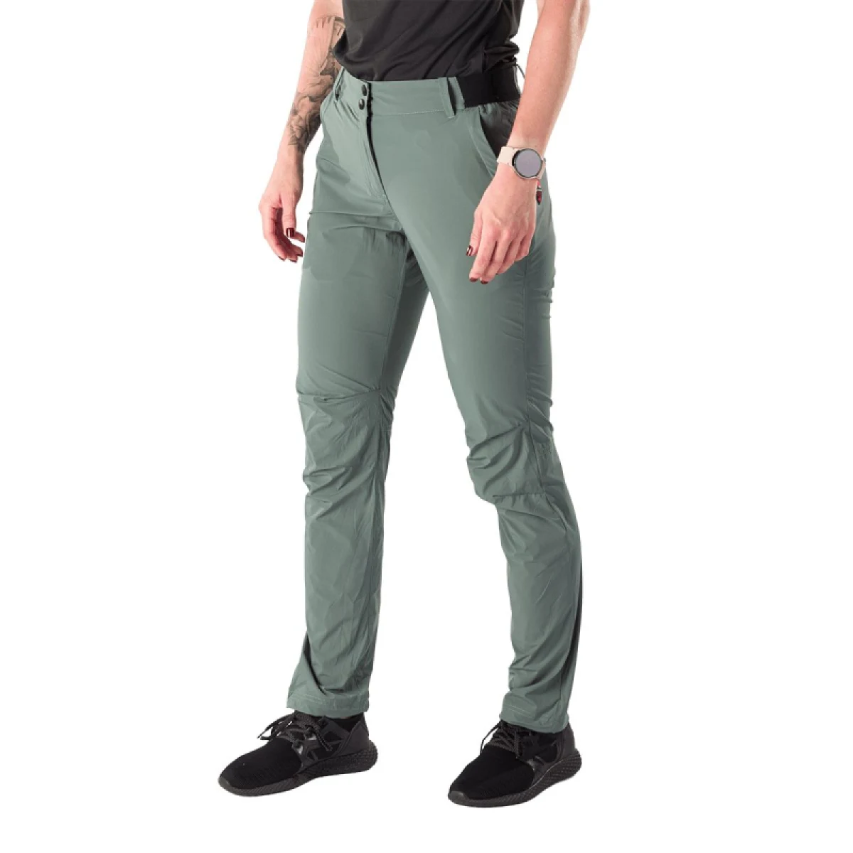 Dámske turistické nohavice NORTHFINDER RAIMUNDA-263greengrey · záber 2