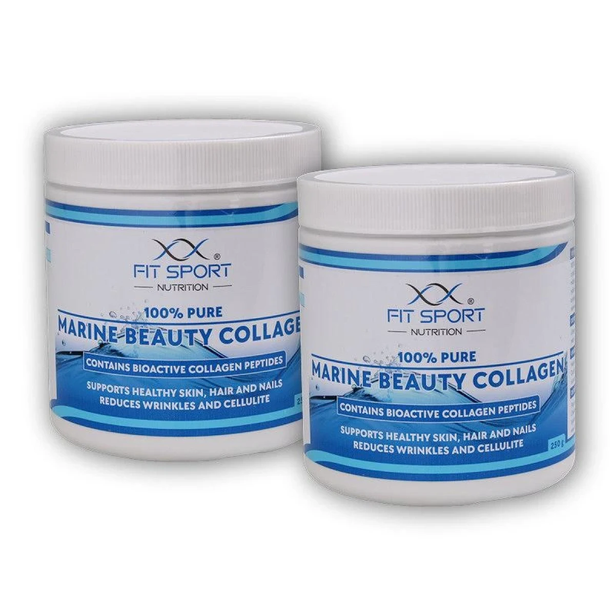 FitSport Nutrition 2x100% Pure Marine Beauty Collagen 250g Bioaktivní kolagen.peptidy VERISOL · záber 1