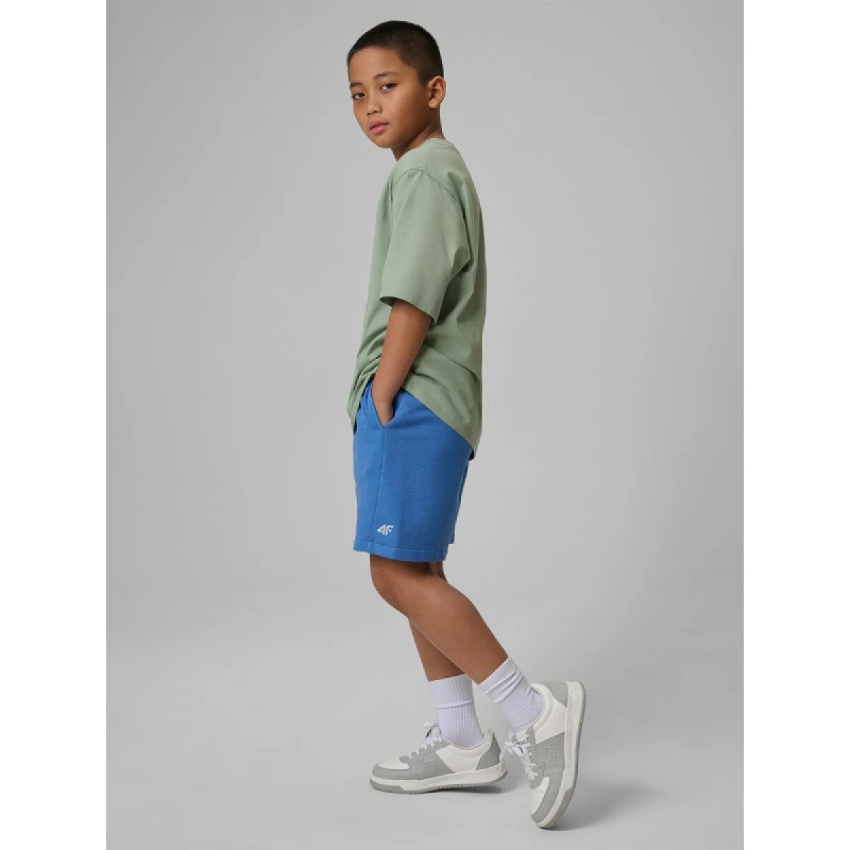 Chlapčenské kraťasy 4F JUNIOR SHORTS CAS M784-32S-DENIM · záber 5