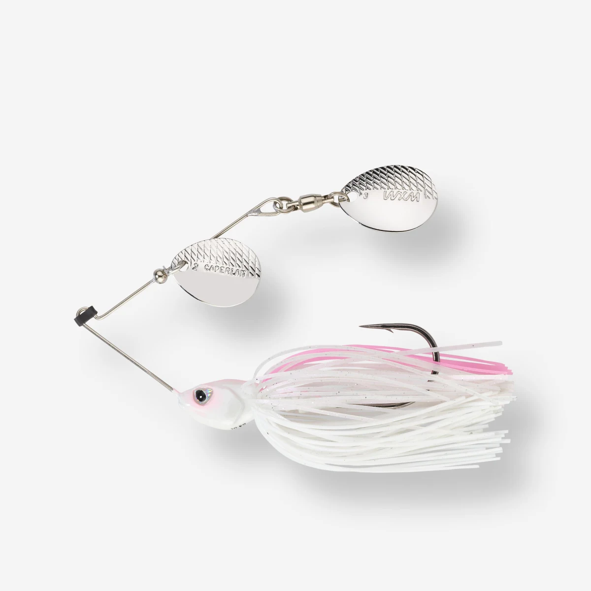 CAPERLAN Nástraha spinnerbait Spino CPT 10,5 g biela/ružová bez · záber 1