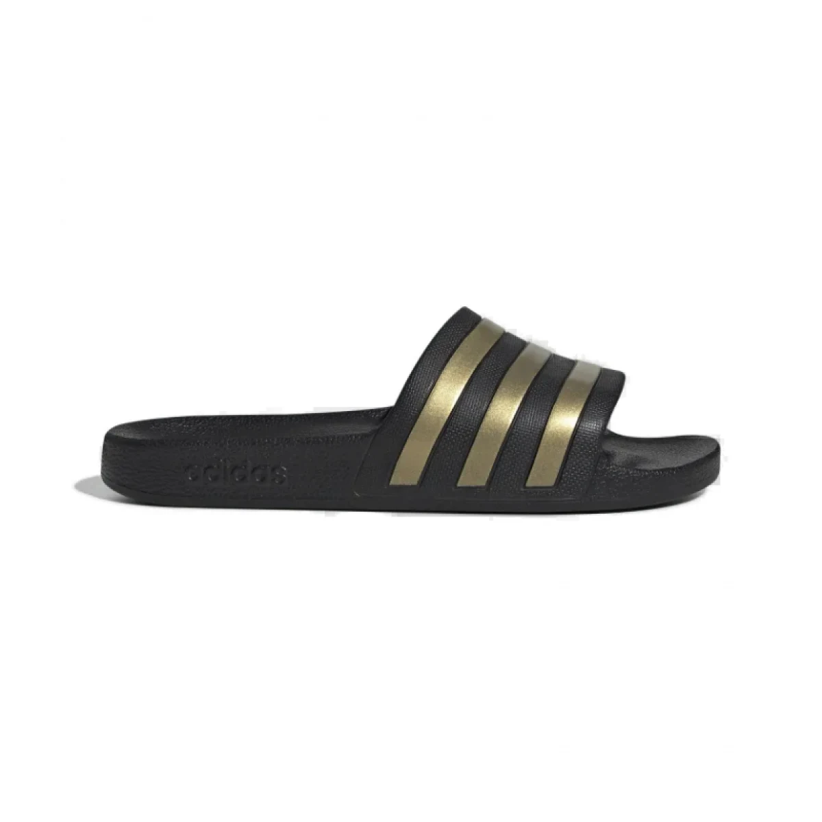 Dámské pantofle (plážová obuv) ADIDAS Adilette Aqua W core black gold metallic core black · záber 3