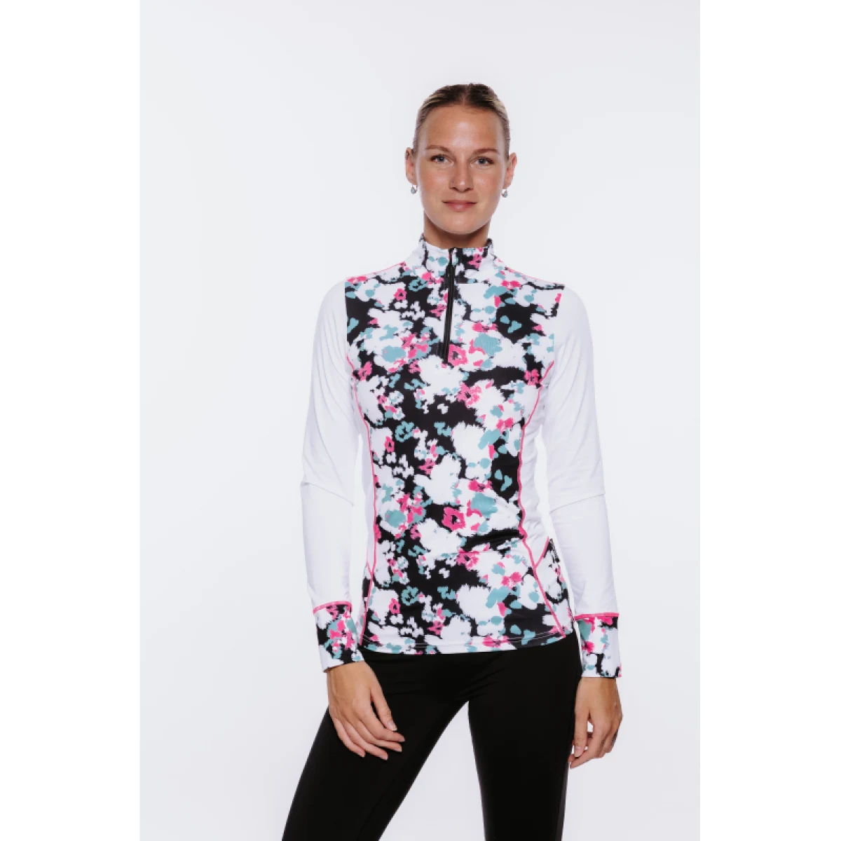 Dámské tričko AUTHORITY DRYZIP III W white print · záber 2