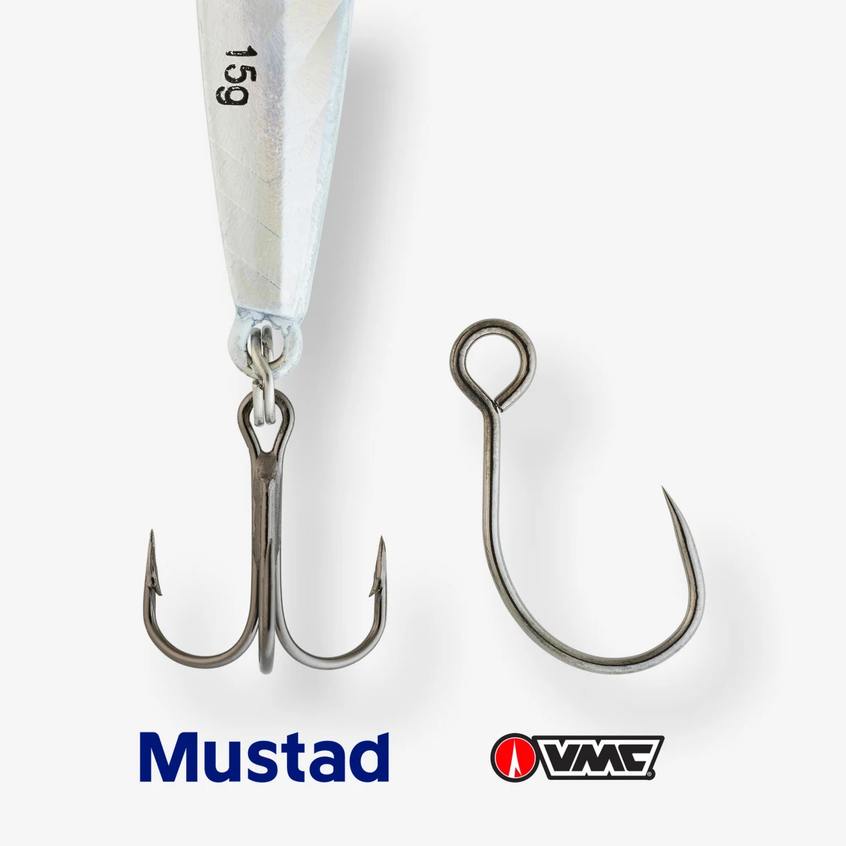 CAPERLAN Casting Jig pilker Biastos FW biely 5 g · záber 2