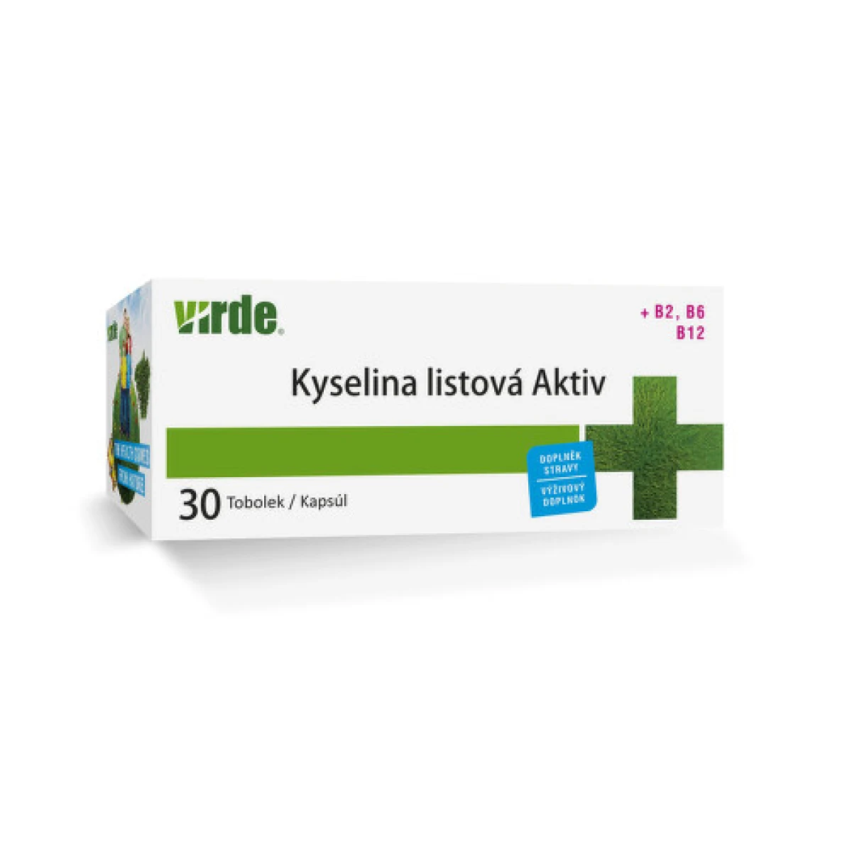 VIRDE Kyselina listová aktiv 30 tabliet · záber 1