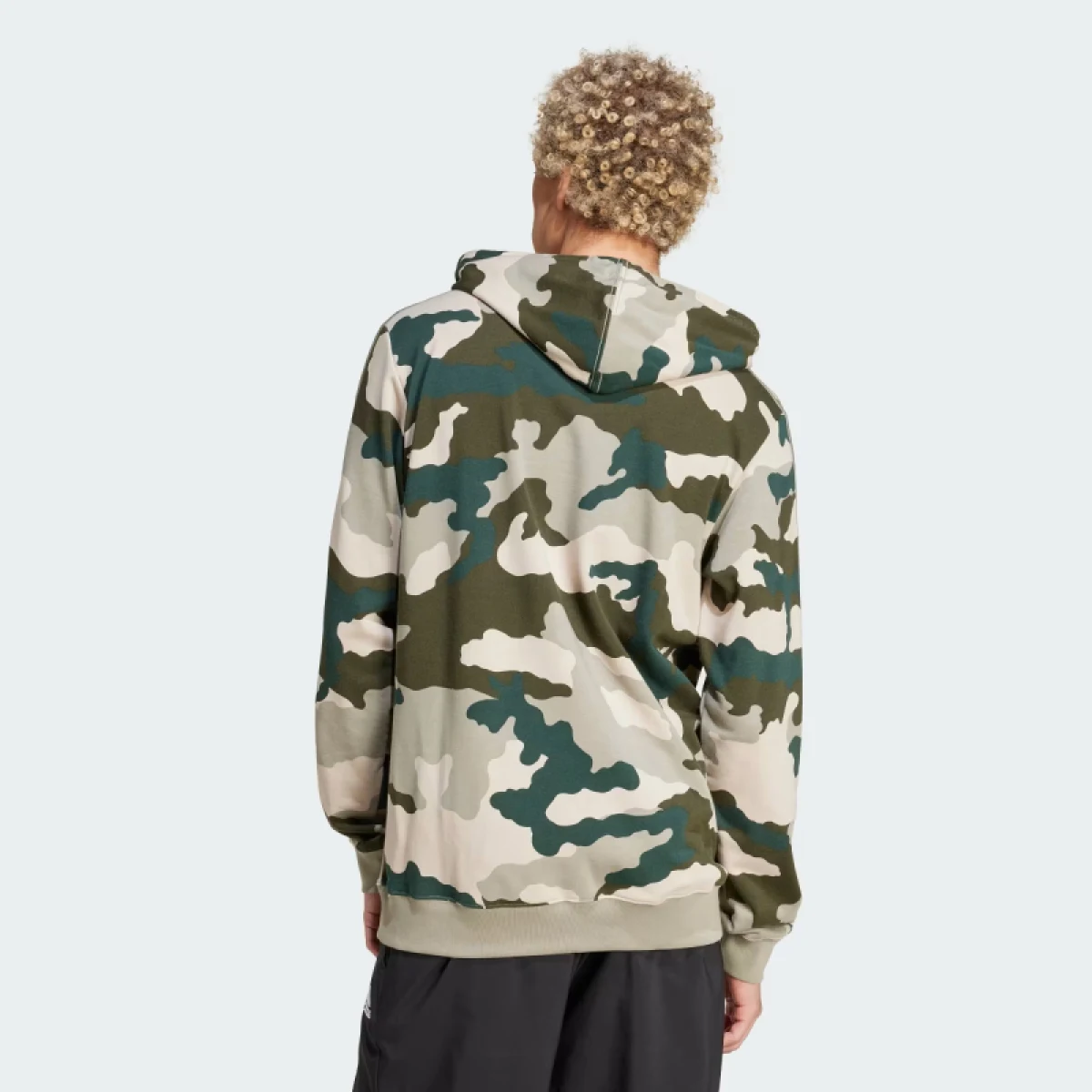 Pánská mikina s kapucí ADIDAS M CAMO HD-IY6631-Green · záber 3
