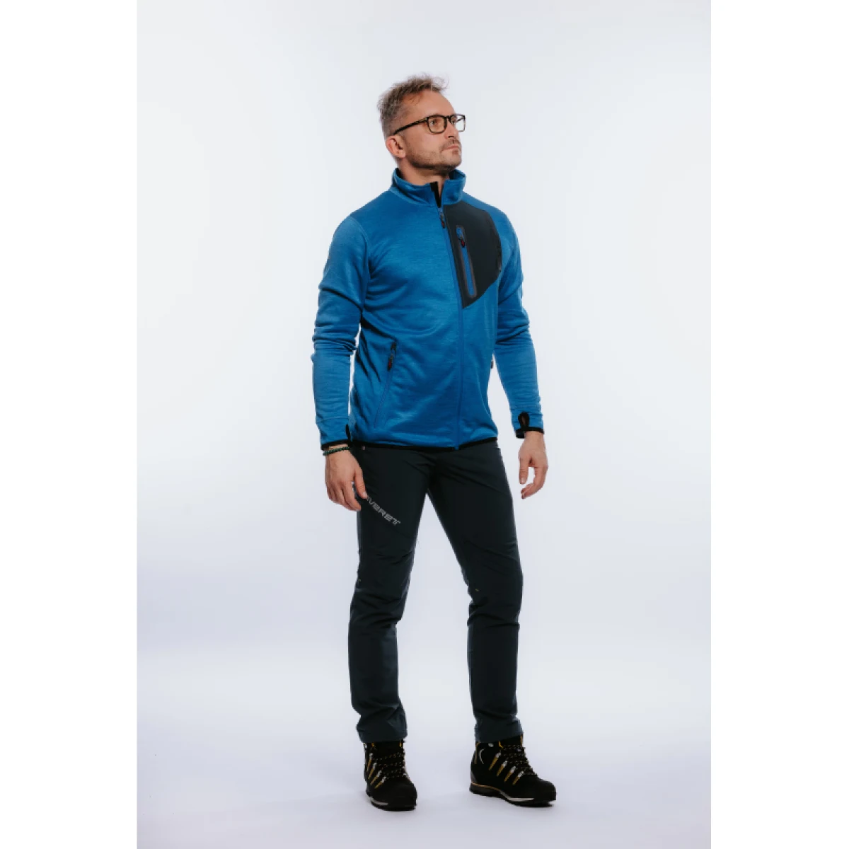 Pánske turistické nohavice EVERETT LENG_blue · záber 5