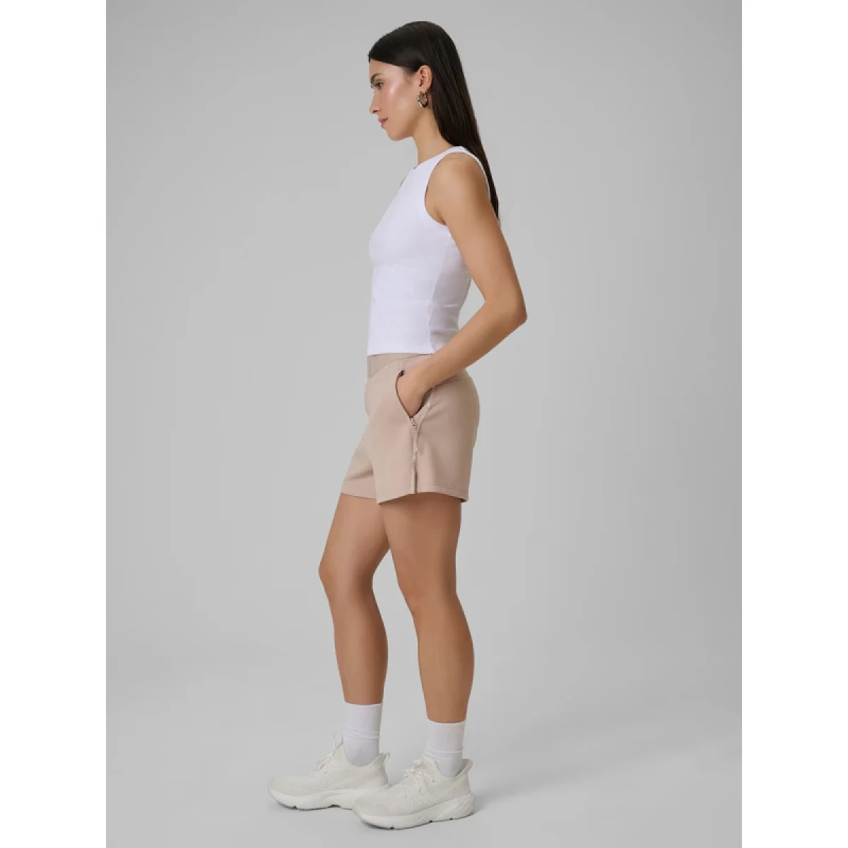 Dámské kraťasy 4F SHORTS CAS F713-83S-BEIGE · záber 5