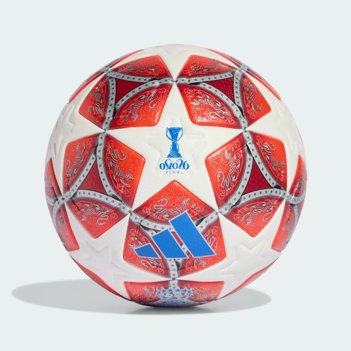 Futbalová lopta ADIDAS WUCL PRO WHITE RED · záber 3