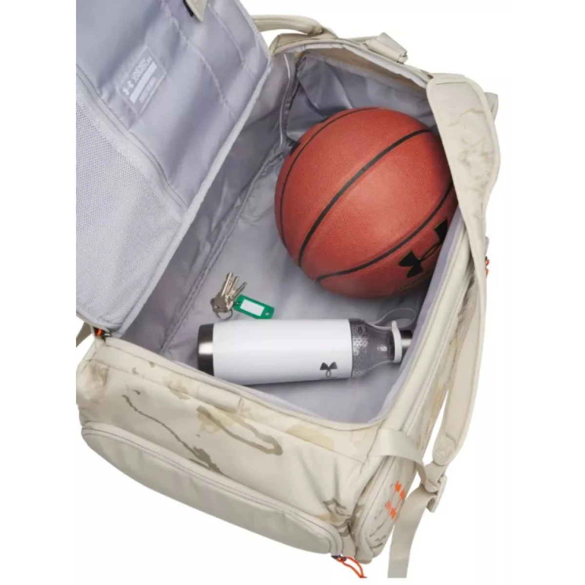 Cestovná taška UNDER ARMOUR UA Contain Duo MD BP Duffle-GRN · záber 3