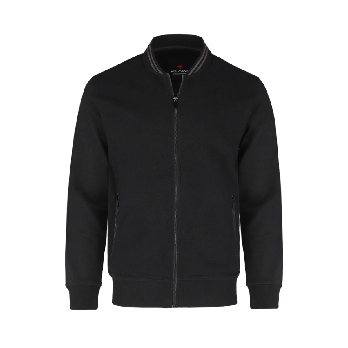 Pánska mikina so zipsom VOLCANO B-EST-700-BLACK · záber 4