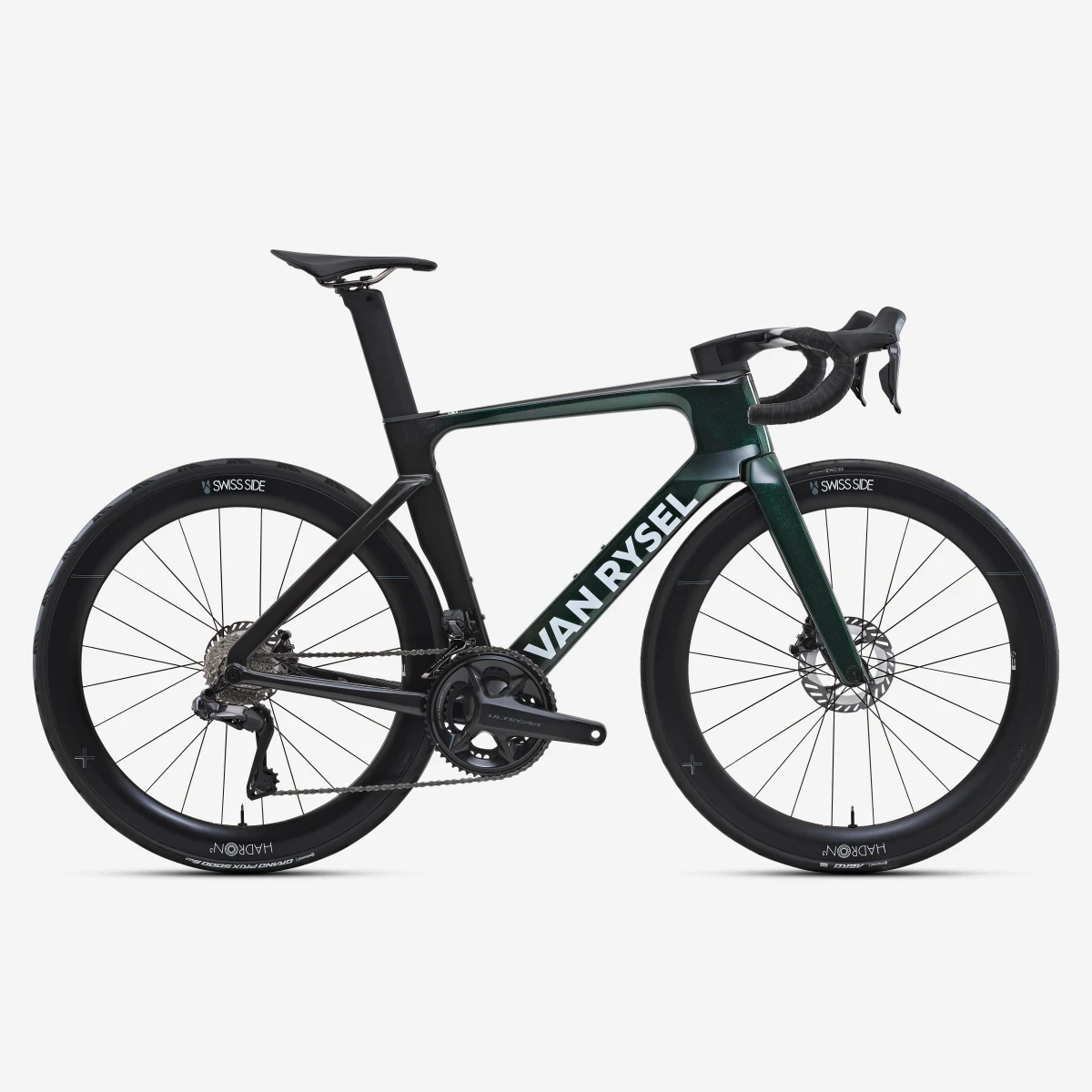 VAN RYSEL Cestný bicykel RCR-F2 Pro Ultegra DI2 2x12 PWM zelený L · záber 1