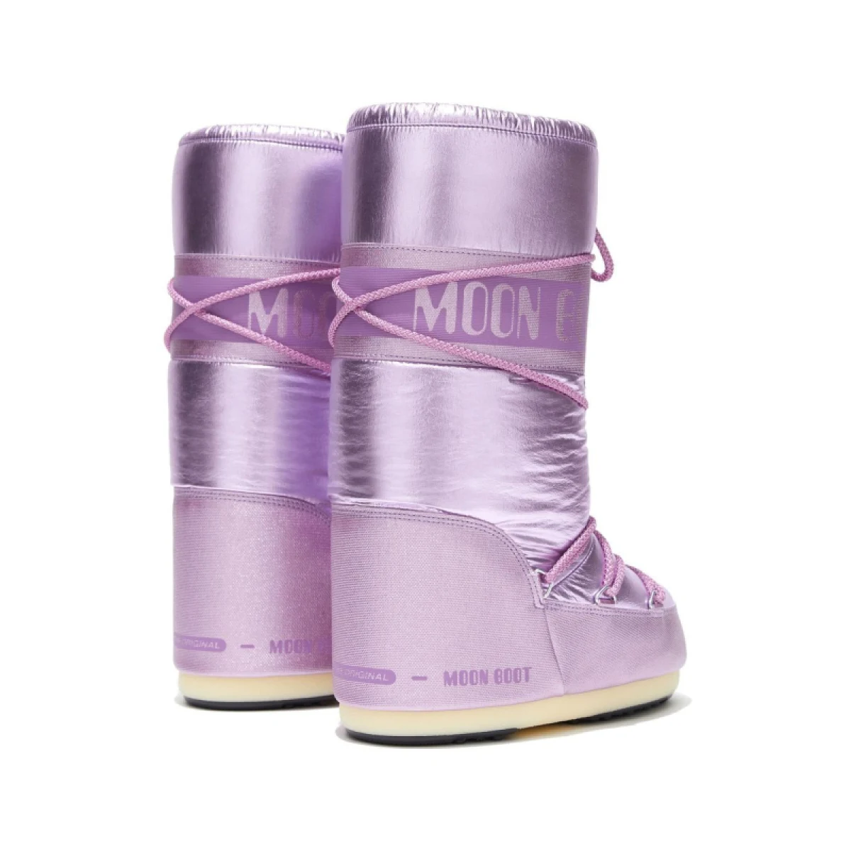 Dámske vysoké zimné topánky MOON BOOT ICON MET, 001 rose · záber 2