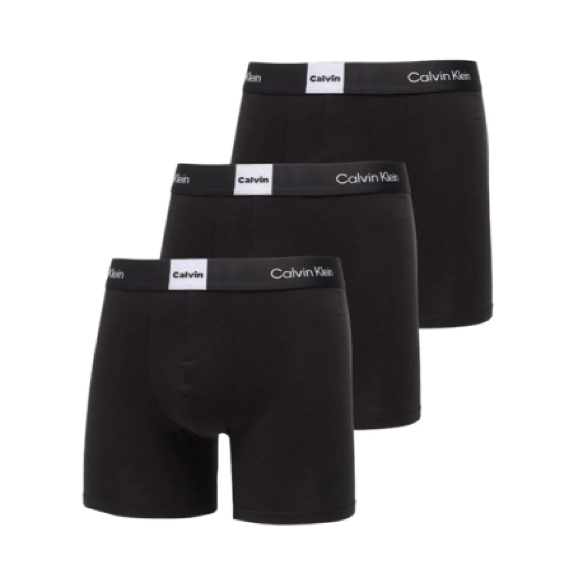 Pánske boxerky CALVIN KLEIN Boxer Briefs Icon Logo Graphic black · záber 1