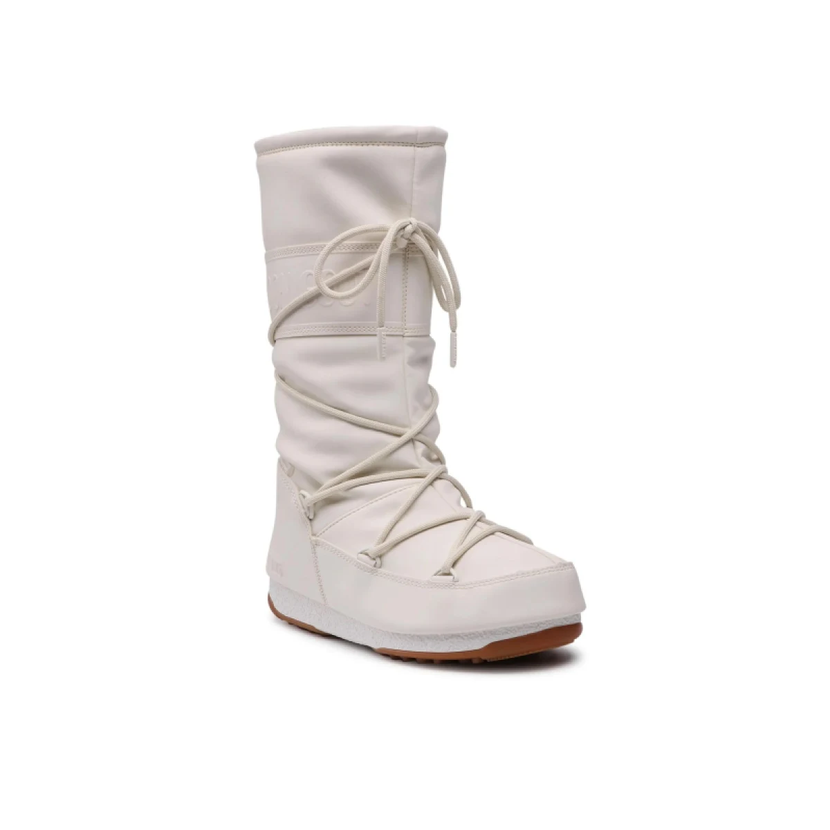 Dámske vysoké zimné topánky MOON BOOT HIGH RUBBER, 003 cream · záber 2
