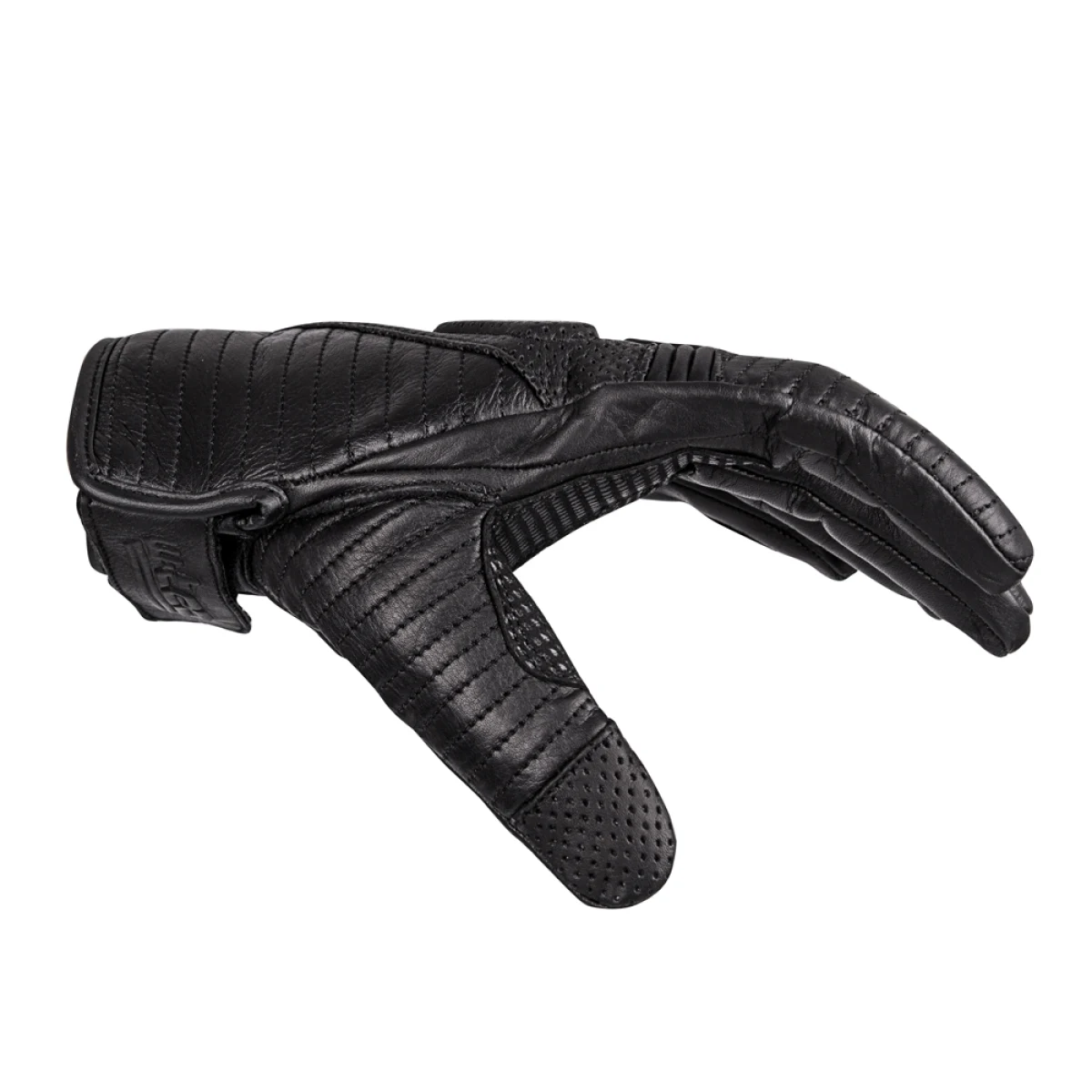 Kožené moto rukavice W-TEC Brillanta Farba čierna, · záber 2