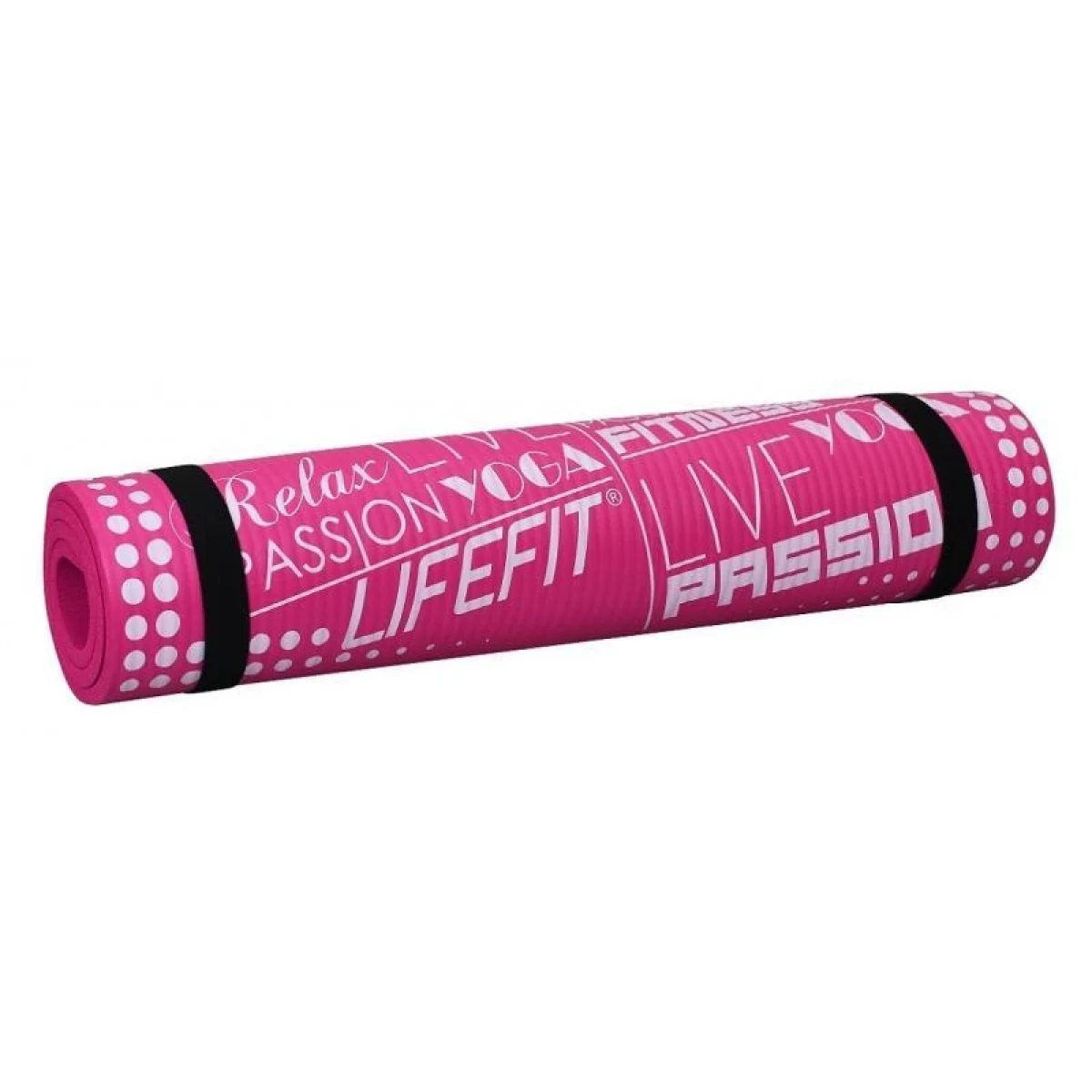 Lifefit Podložka YOGA MAT EXKLUZIV , 100x60x1cm, světle růžová (VÝPRODEJ) · záber 1