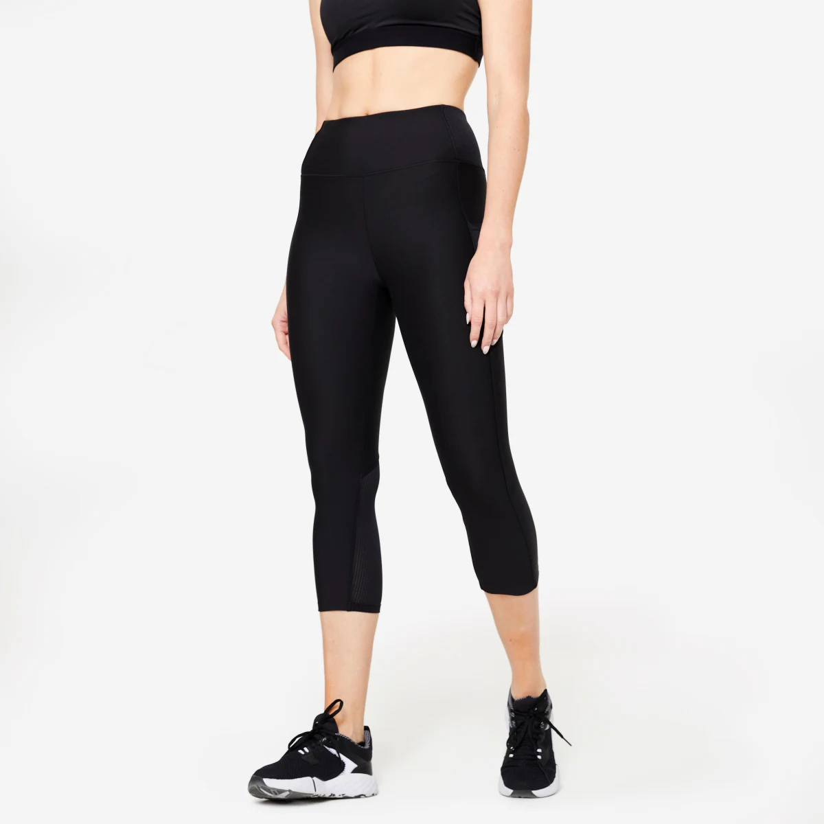 DOMYOS Dámske 7/8 legíny 120 na fitness čierne M (W30 L31) · záber 1