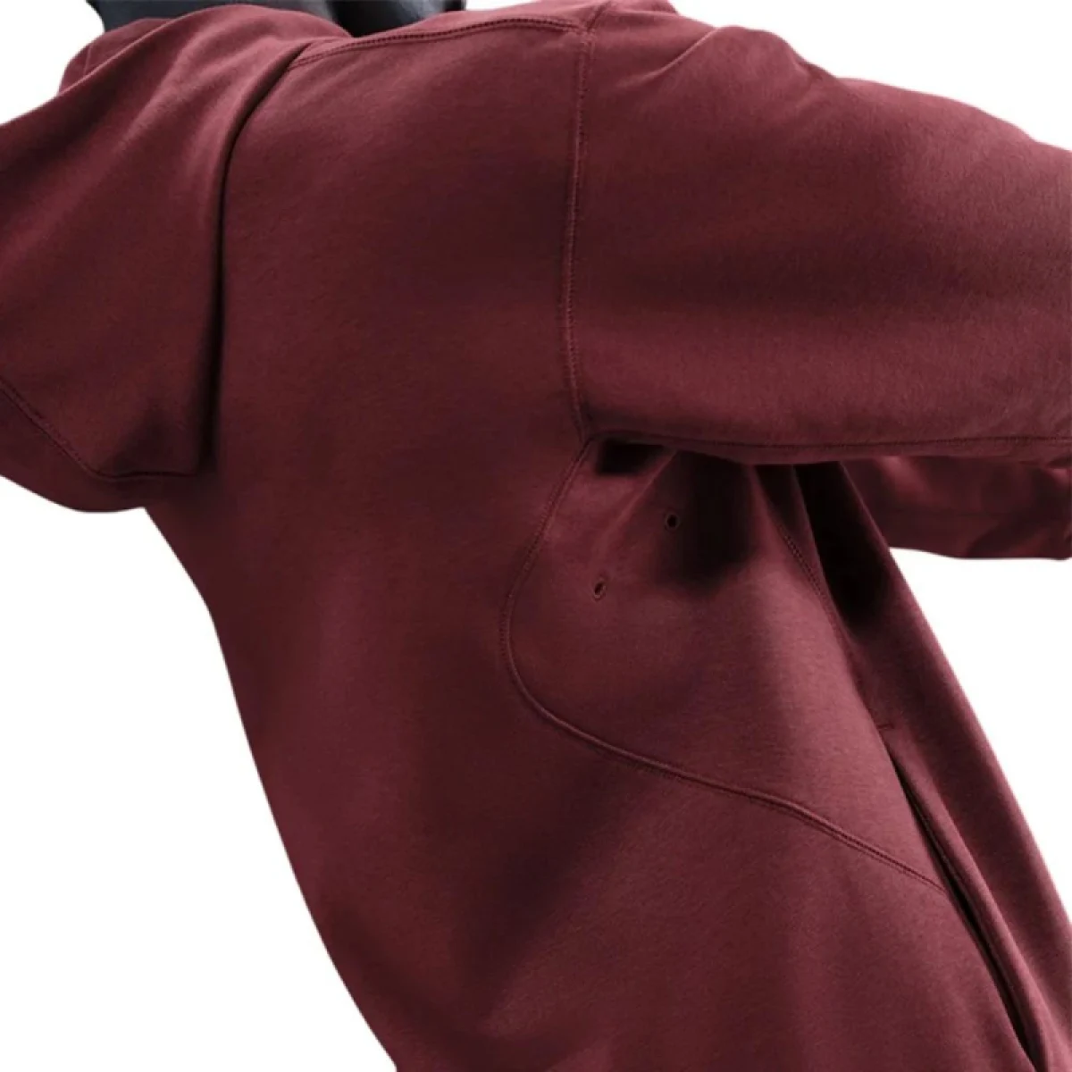 Pánska tréningová mikina s kapucňou NIKE PRO M NP DF NPT MIDLAYER HOODIE DARK TEAM RED BLACK · záber 5