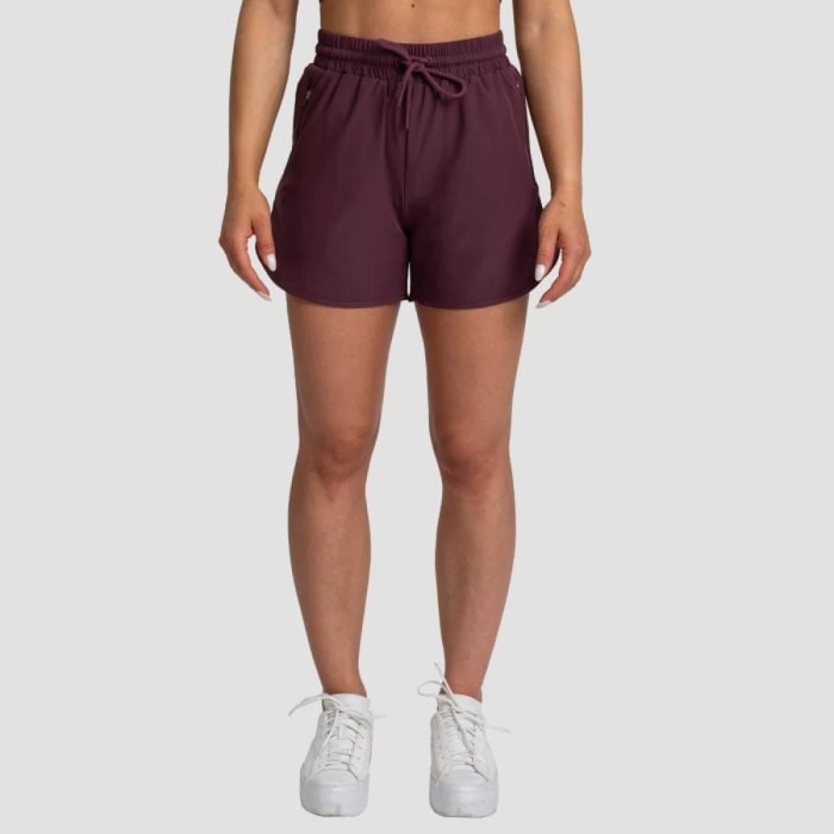 Дамски шорти TRN Eggplant - GymBeam - Размер: S | Тегло: 0,17 g | Опаковка: 100 · záber 1