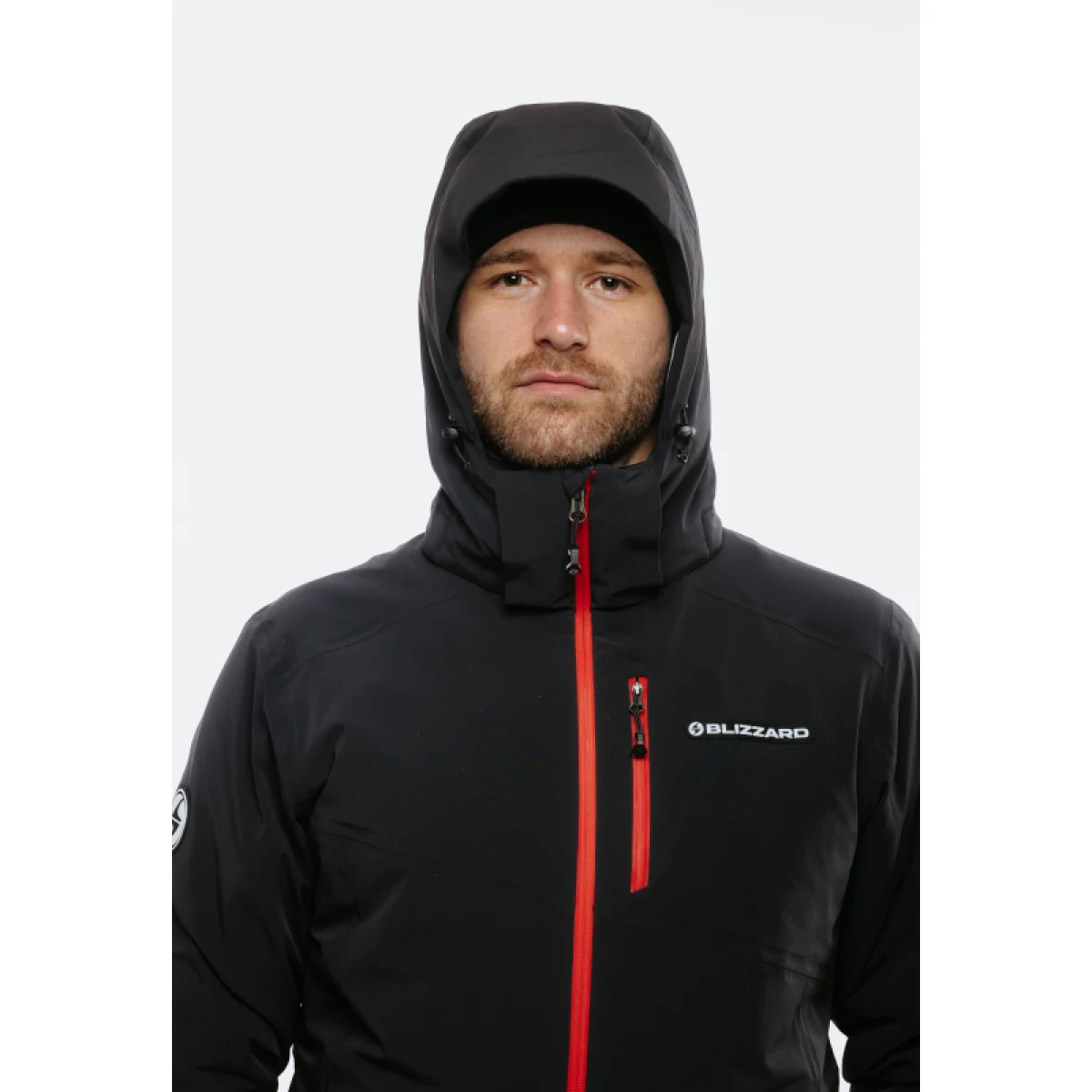 Pánská lyžařská bunda s kapucí BLIZZARD Ski Jacket Berwang, black · záber 3